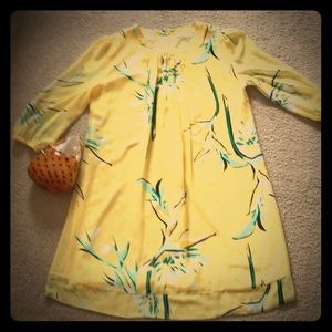 Yellow Eva Mendes dress